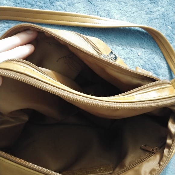 Cute brown leather Tignanello shoulder bag - Picture 3 of 4